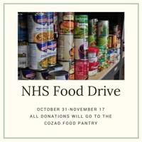 NHS Canned Food Drive