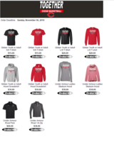 Cozad Boy’s Basketball Apparel